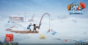 Ice fishing game online. Ice fishing game online.